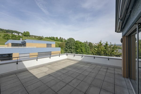 Attikawohnung mit 120 m² Terrasse und unverbautem Blick auf Wald und Weite 11