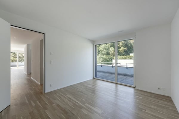 Attikawohnung mit 120 m² Terrasse und unverbautem Blick auf Wald und Weite 3