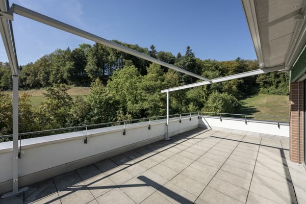 Attikawohnung mit 120 m² Terrasse und unverbautem Blick auf Wald und Weite 13