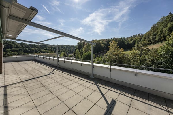 Attikawohnung mit 120 m² Terrasse und unverbautem Blick auf Wald und Weite 12