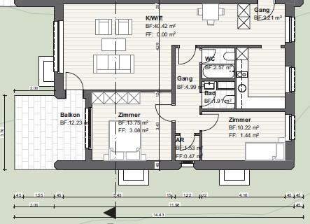 grosszügige 3.5-Zimmerwohnung in St. Gallen 13