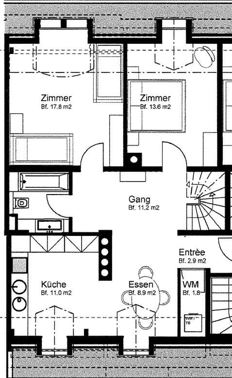 charmante 3.5 Zimmer-Maisonettewohnung in Zürich 12