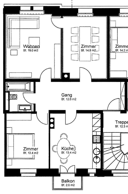 3.5-Zimmer-Wohnung in Zürich 8