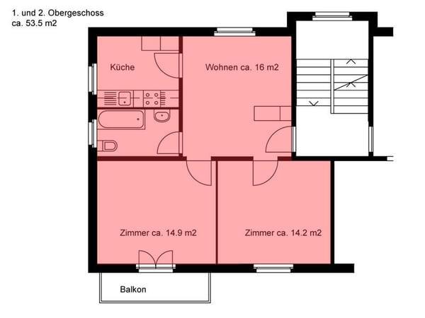 befristete 2.5 Zimmerwohnung in Winterthur 9