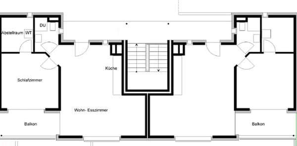 2.5 Zi-Wohnung, zentrale Lage beim Bahnhof 7