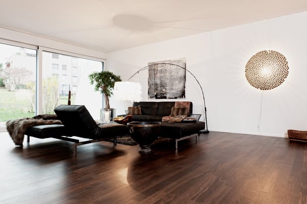 Traumhaftes Wohnen mit luxuriösem Ausbau! 1 grosses Schlafzimmer im OG, Rest offen gestaltet 2