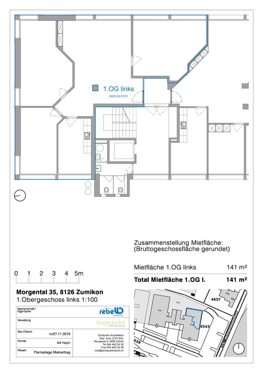 Top sanierte Büroräume im steuergünstigen Zumikon ca. 170 m2 6