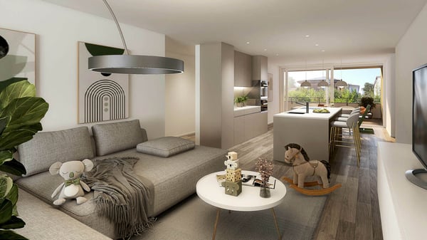 4½-Zimmer-Wohntraum mit Seesicht - Loggia und Balkon inklusive 4