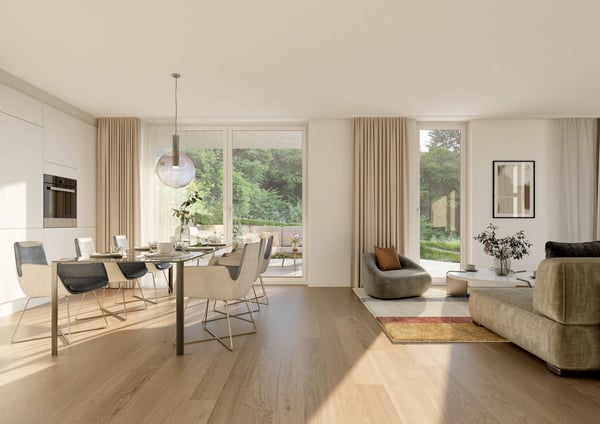 NEUBAU - durchdachte 3.5-Zimmerwohnung mit Sitzplatz 1