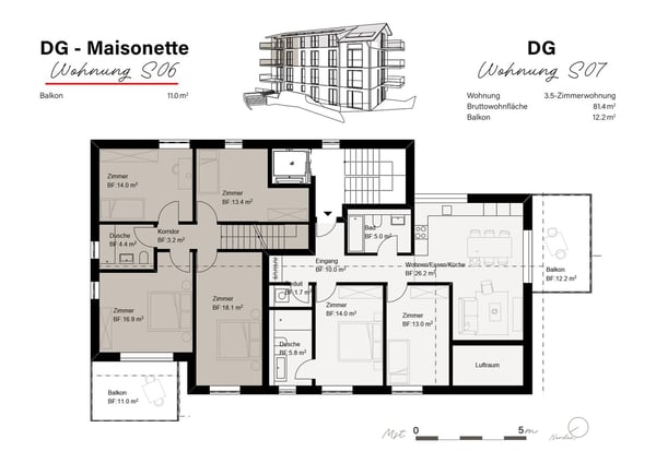 NEUBAU - gemütliche 5.5-Zi-Mais.-Whg. 4