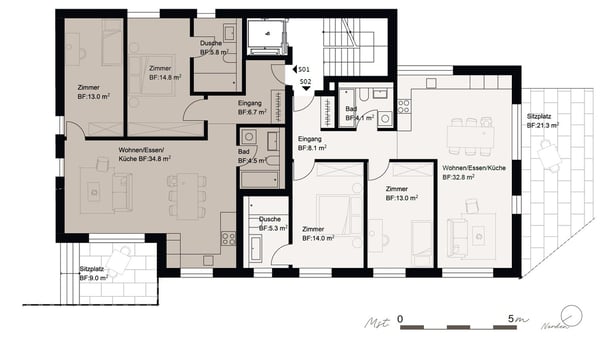 NEUBAU - durchdachte 4.5-Zimmerwohnung mit Sitzplatz 4