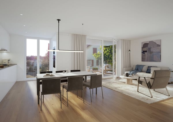 NEUBAU - durchdachte 4.5-Zimmerwohnung mit Sitzplatz 1