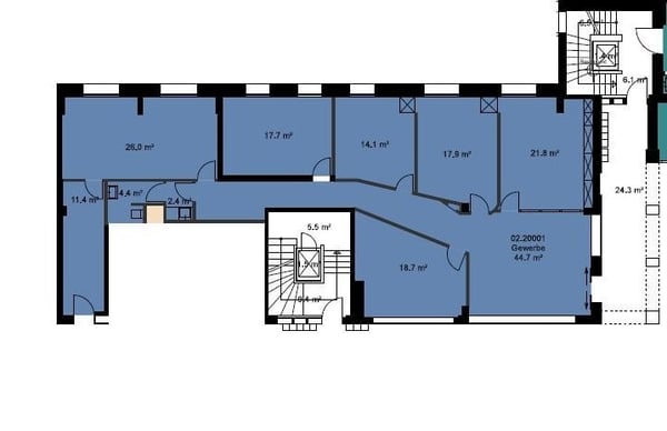 Zu vermieten in Sion: flexible und sichtbare Büros von 178 m² 11