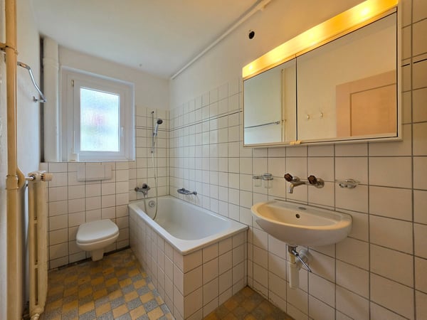 Befristet: charmante 2-Zimmerwohnung, perfekt für Singles oder Paare. 3