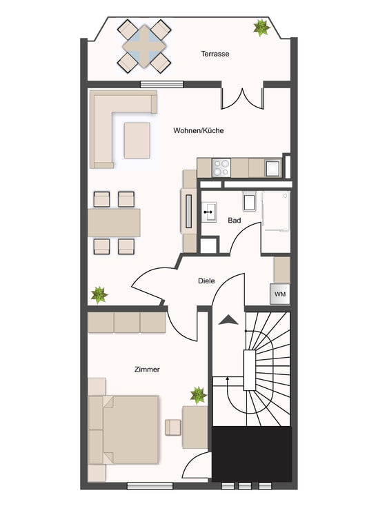 Neu Renovierte 2.5-Zimmer-Wohnung mit Balkon in Basel 10