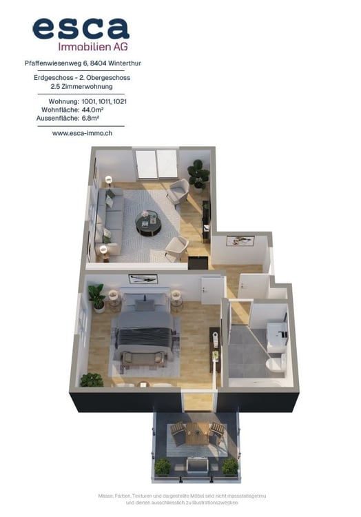 Neurenovierte 3-Zimmer-Wohnung mit Balkon 11