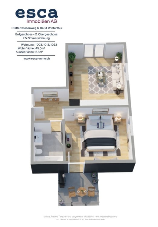 Neurenovierte 3-Zimmer-Wohnung mit Balkon 13