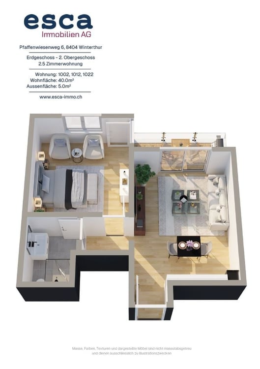 Neurenovierte 3-Zimmer-Wohnung mit Balkon 12
