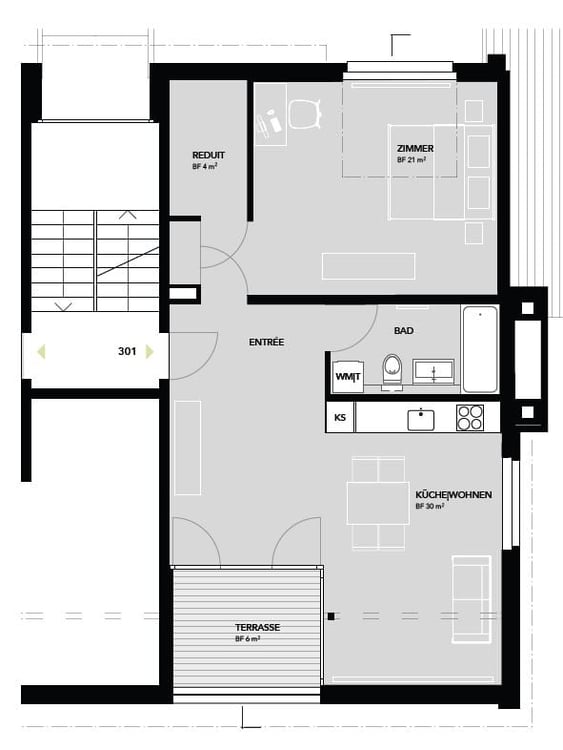 Stilvolle 1.5-Zimmer-Wohnung in Schlieren mit Balkon 8