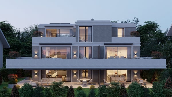 Moderne 4.5-Zimmer-Neubau-Wohnung mit Balkon in Dübendorf 1