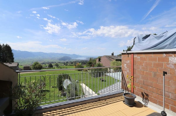 Dachwohnung mit See- und Bergsicht 1