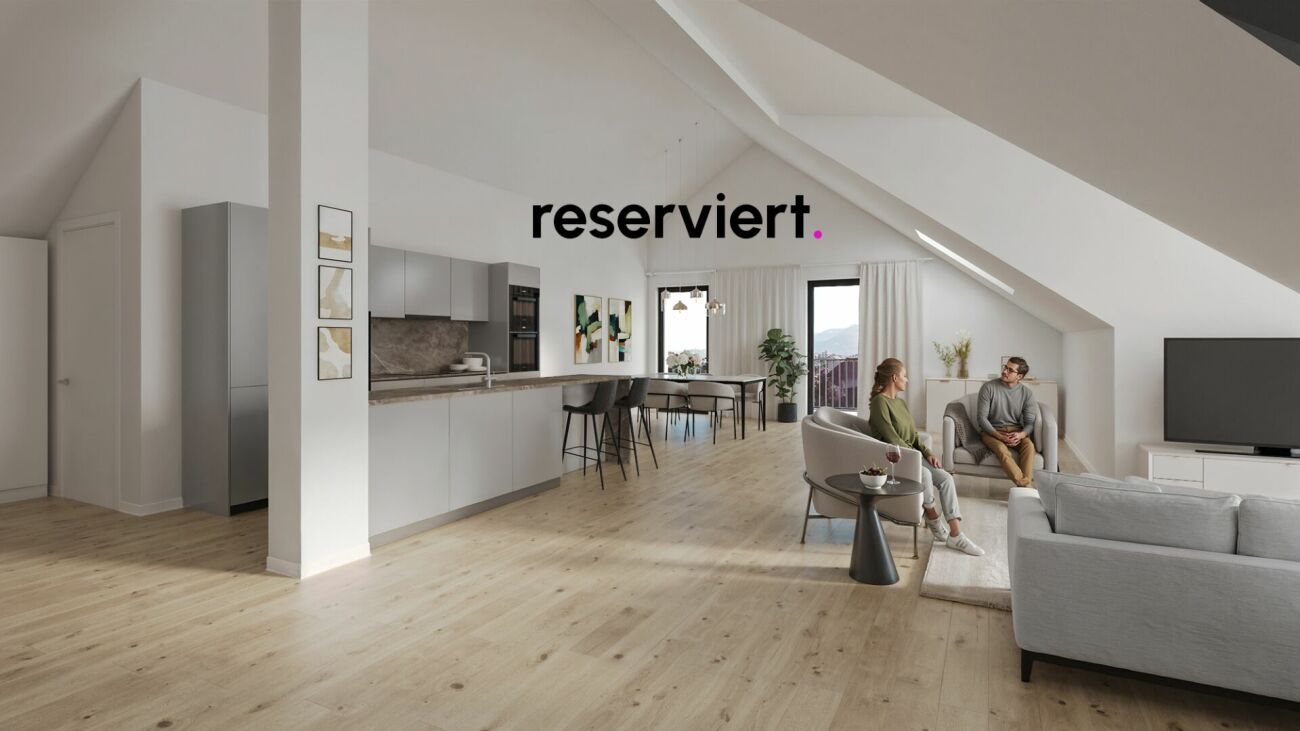 Dachwohnung  mit Loftgefühl und Weitblick Richtung See!