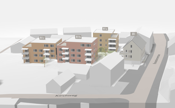 NEUBAUPROJEKT KURIBA, ROMANSHORNERSTRASSE 81, 8280 KREUZLINGEN, 19 EIGENTUMSWOHNUNGEN 5