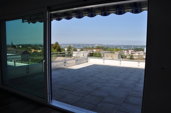 Terrassen Wohnung mit Blick auf den See in Kreuzlingen