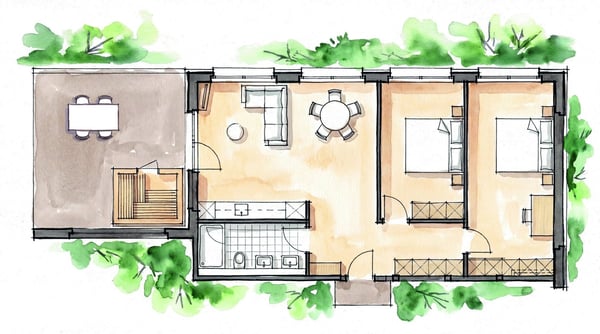 Gross 2.5-Zimmer-Wohnung mit Bergpanorama in Bürchen 4