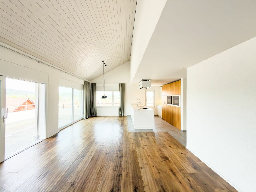 Dachwohnung mit grosser Terrasse und grandioser Weitsicht