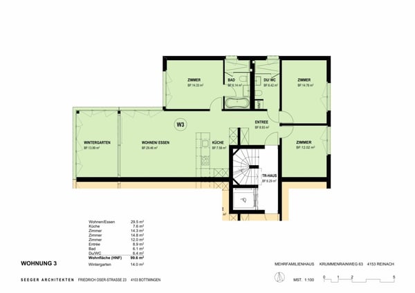 Erstvermietung - Letzte Neubauwohnung - 1. OG W3 8