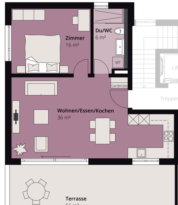 GEMÜTLICHE WOHNUNG AN RUHIGER LAGE ZU VERMIETEN 6