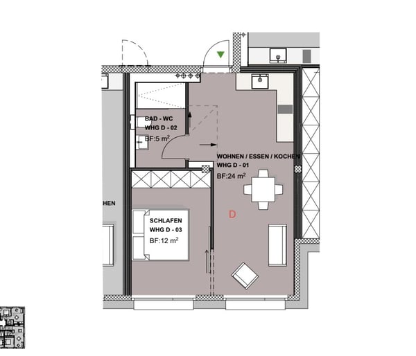 MODERNES STUDIO AN ZENTRALER LAGE IN WAUWIL 7