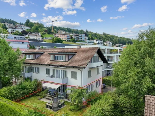 Wohnen mit Gartenidylle in Hergiswil - ruhig, sonnig und naturnah 1