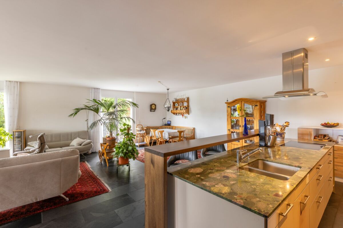 Exklusive 5,5-Zimmer-Terrassenwohnung - Premium-Rheinblick in Büsingen am Hochrhein