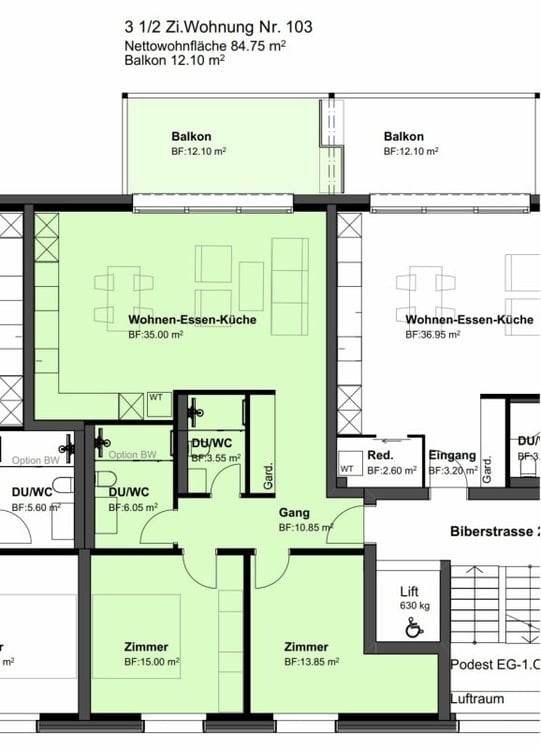 Eigentumswohnung «Am Palmenweg»: Neubau mit Balkon oder Terrasse 8