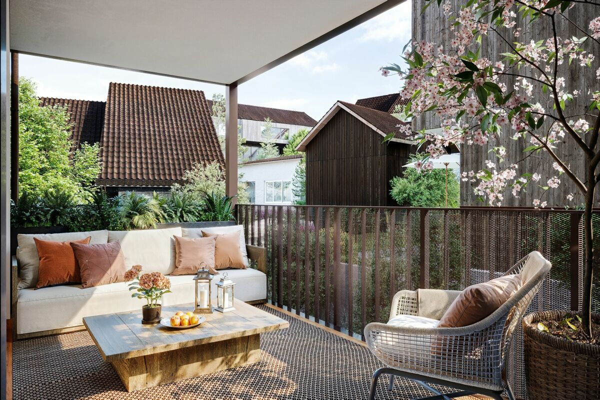 Eigentumswohnung «Am Palmenweg»: Neubau mit Balkon oder Terrasse