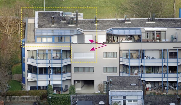 Attraktive 5,5-Zimmer-Attika-Maisonettewohnung mit grosser Dachterrasse und Weitsicht 1