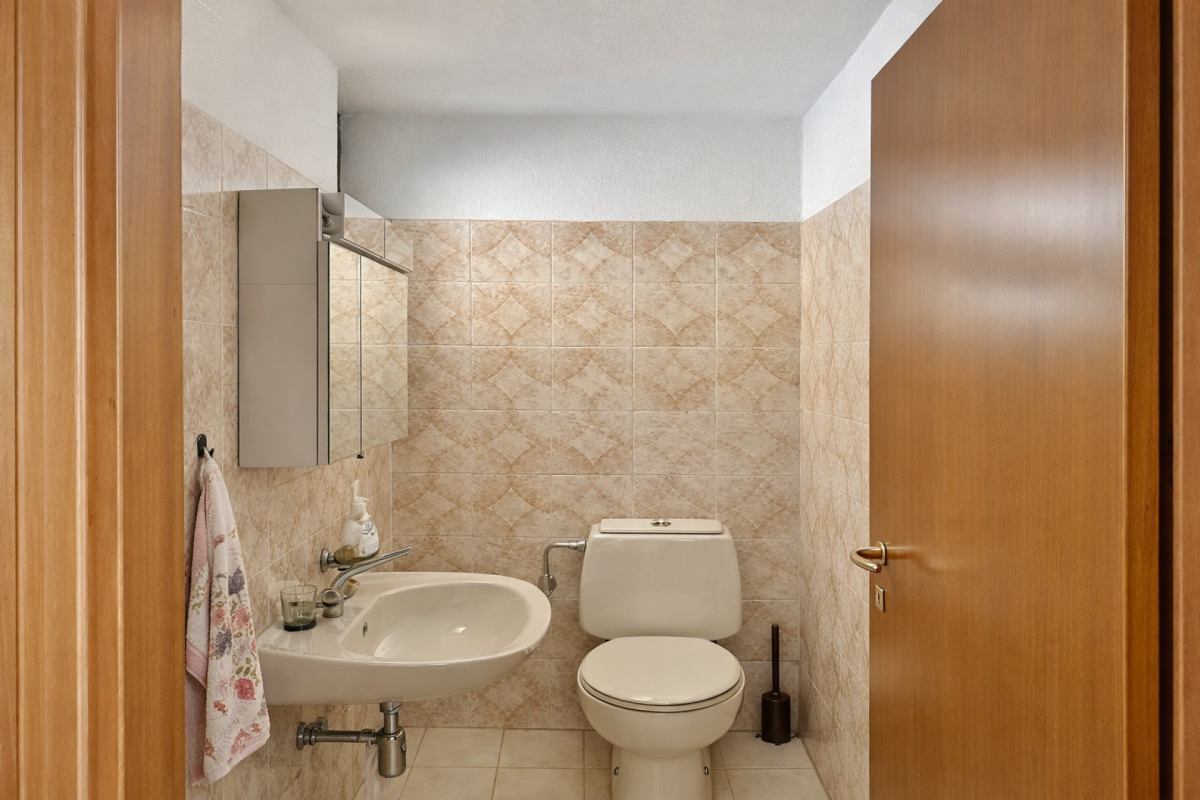 Casa unifamiliare con giardino e vista aperta