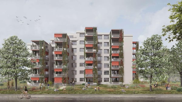 2.5-Zimmer-Penthouse im 6. OG mit grosser Terrasse und Weitsicht 12