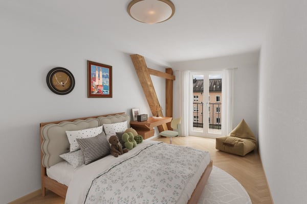 1-Zimmer-Dachmaisonette am HB Zürich - private Skyloung inklusive 5