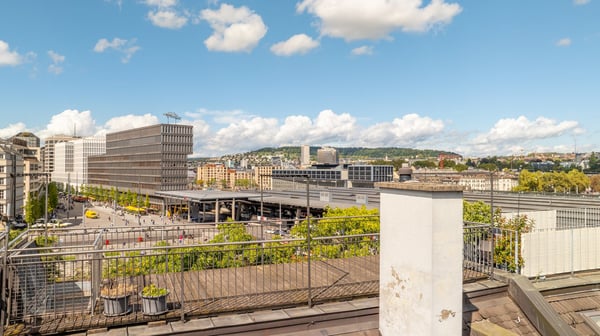 1-Zimmer-Dachmaisonette am HB Zürich - private Skyloung inklusive 6
