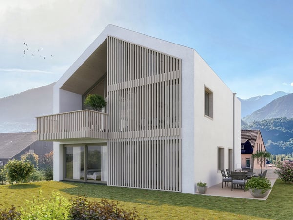 Maienfeld - Grundstück mit bewilligtem Einfamilienhaus-Projekt 1