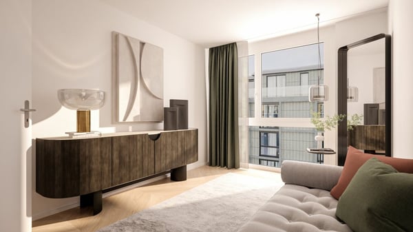 Neubau-Projekt Arrivée: Traumhafte 1 1/2 Zimmer-Gartenwohnung mit Seesicht 9