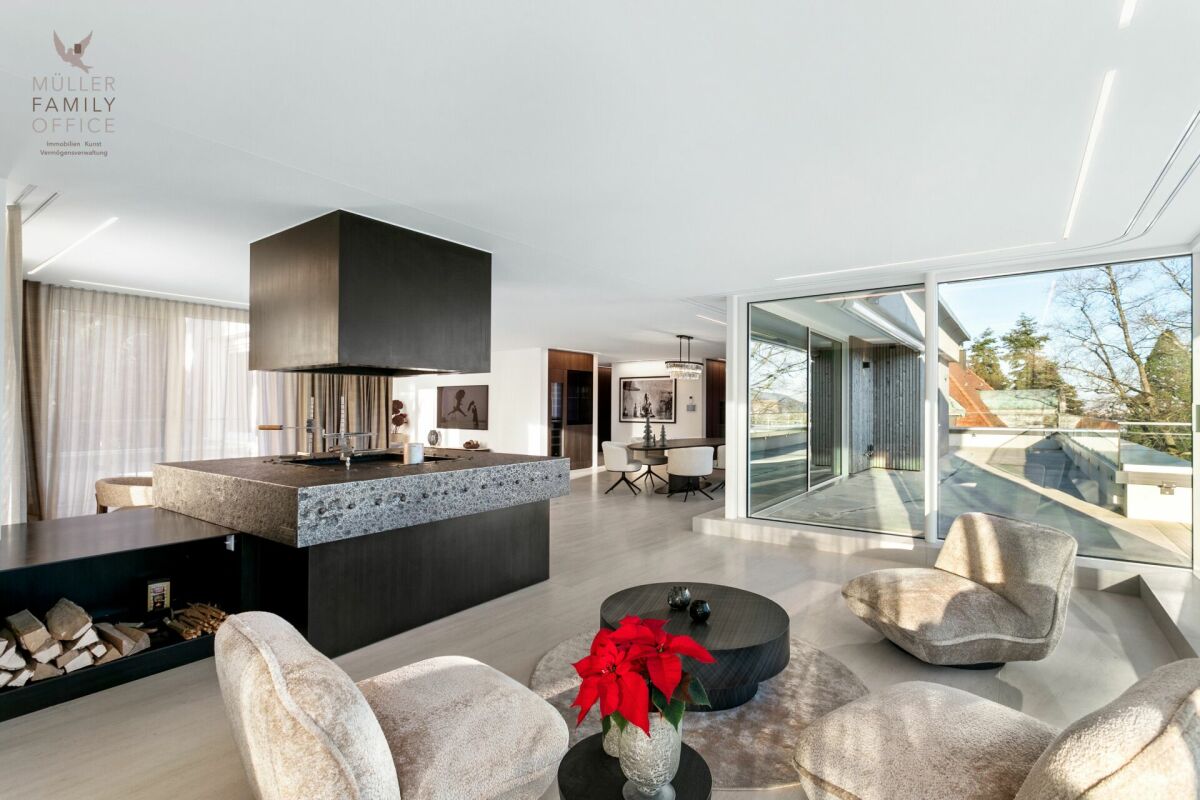 Das Rosenberg Penthouse - ein architektonisches Luxus-Unikat über den Dächern von St. Gallen