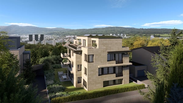 Modernes Zuhause mit Weitsicht - im Neubauprojekt Höngg21 1