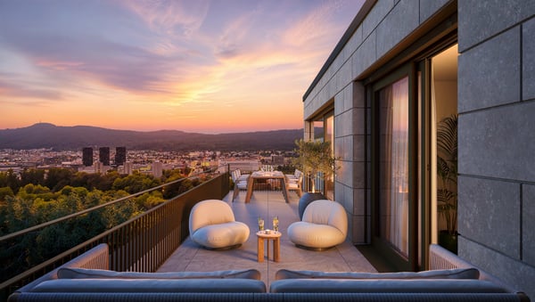 Modernes Zuhause mit Weitsicht - im Neubauprojekt Höngg21 2