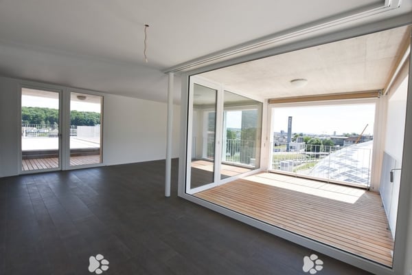 4.5-Zimmer-Attikawohnung mit grosser Terrasse (Blick auf Schüssinsel) 2
