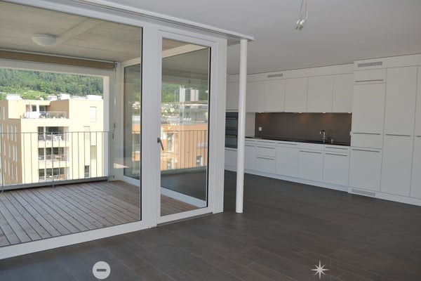 3.5-Zimmer-Attikawohnung mit grosser Terrasse (Blick auf Schüssinsel) 4