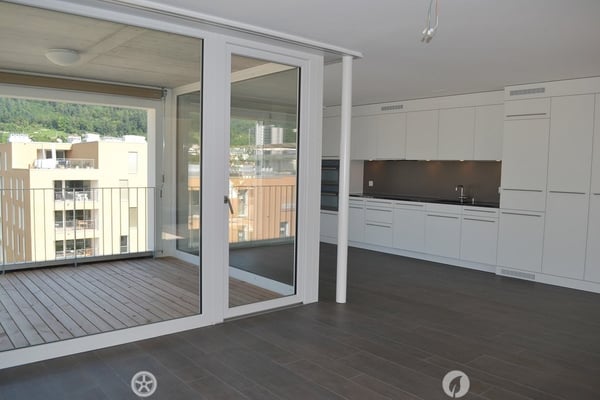 3.5-Zimmer-Attikawohnung mit grosser Terrasse (Blick auf Schüssinsel) 4